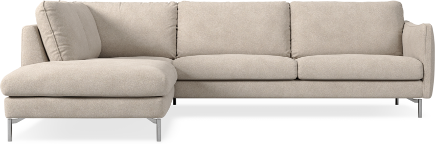 Madison Lux - 3-sits soffa med divan vänster - Vit