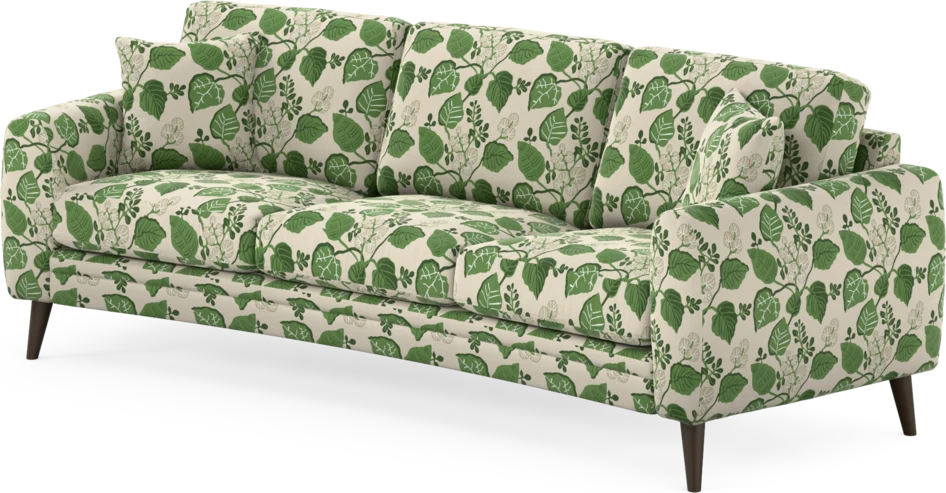 Eden - 3-sits soffa svängd - Flerfärgad