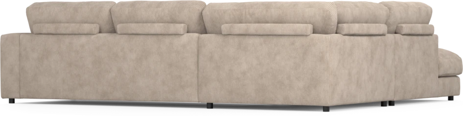 Noma - 3-sits soffa med divan vänster - Beige