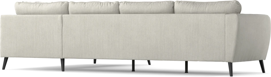 County - 3-sits soffa med divan höger - Grå