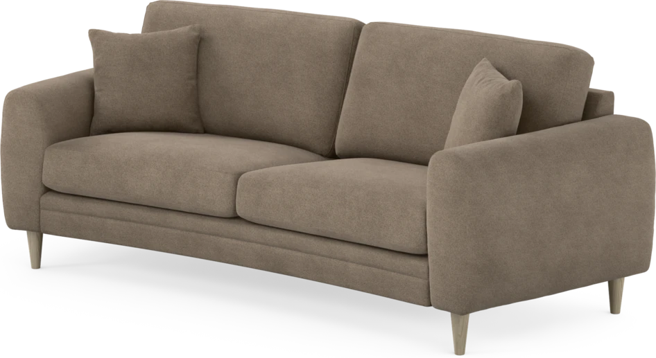 Eden - 2,5-sits soffa svängd - Brun