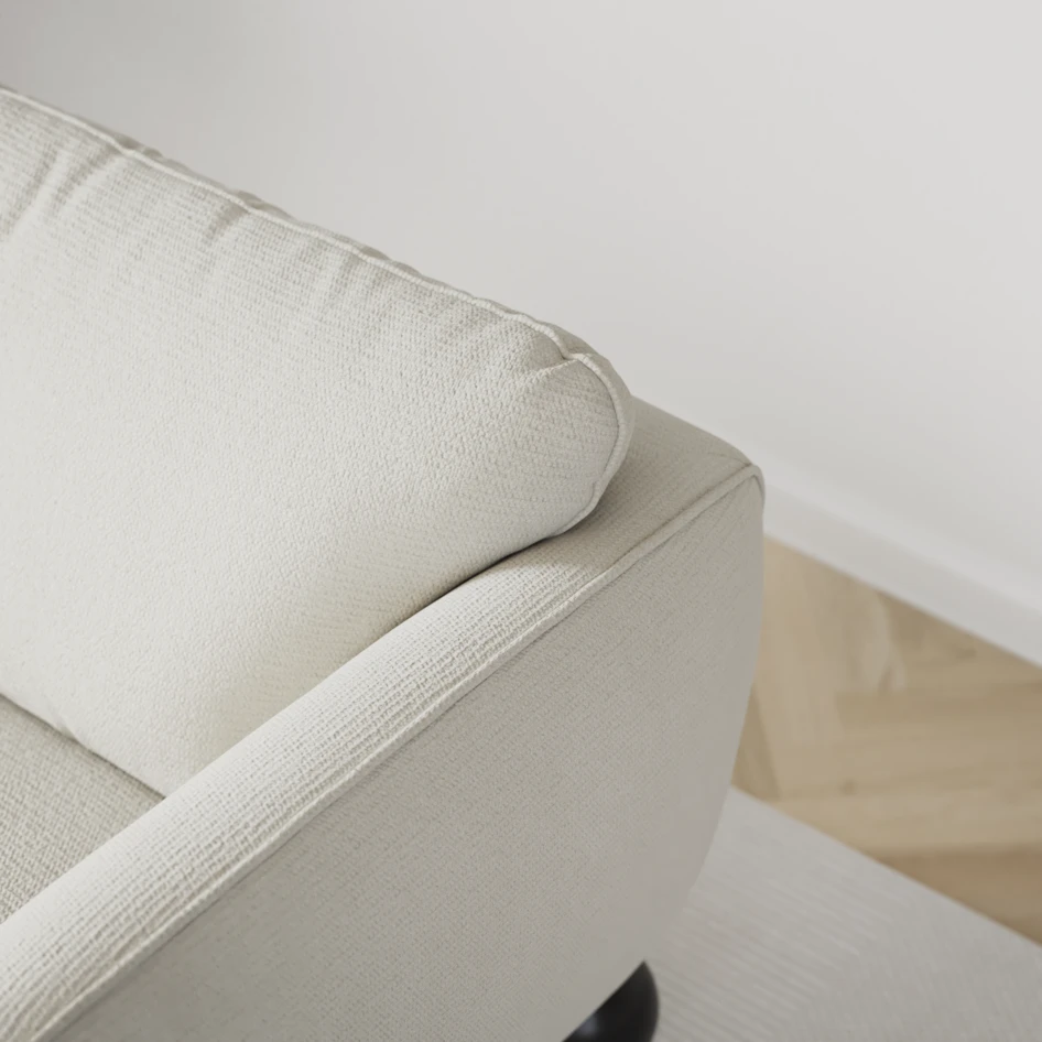 Madison Lux - Hörnsoffa 2+3-sits, hörn 2 - Vit