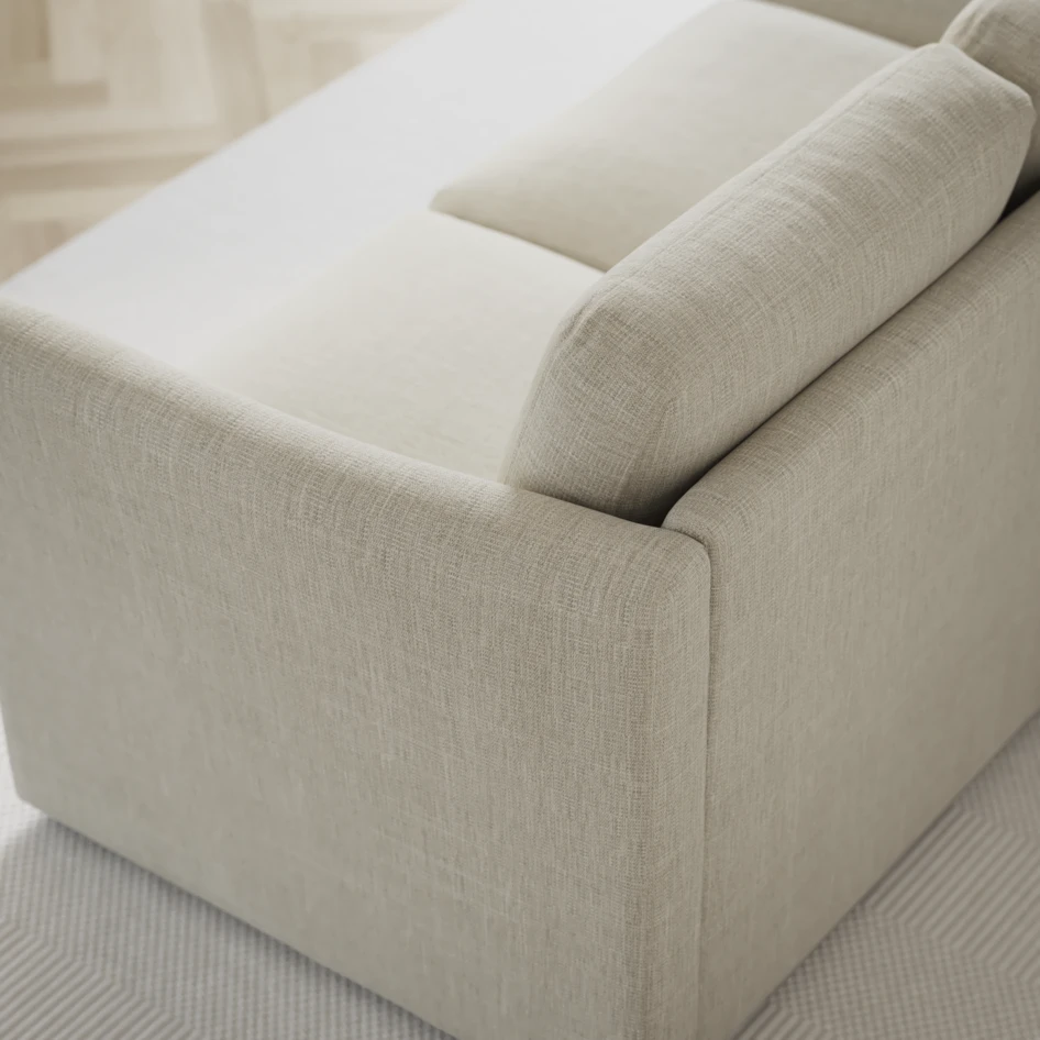 Öland - Bäddsoffa 3-sits, längsbäddad - Beige
