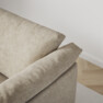 Cherrie - 3-sits soffa, hel dyna, fast klädsel - Beige