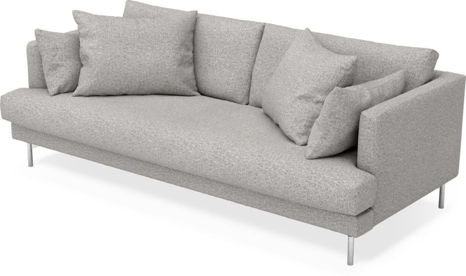 Harper - 3-sits soffa, hel dyna - Vit