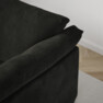 Cherrie - 3-sits soffa med kappa - Svart