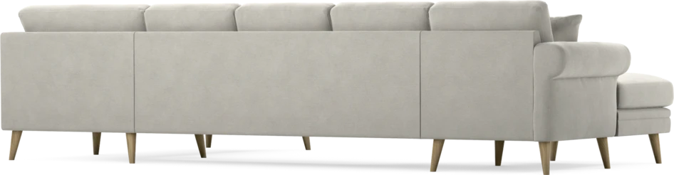 Eden - 3-sits soffa med schäslong vänster och divan höger - Grå