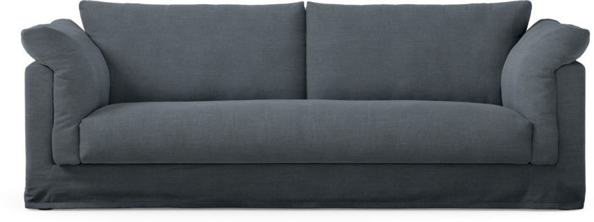 Cherrie Klädsel - Klädsel till 3-sits soffa, hel dyna - Blå