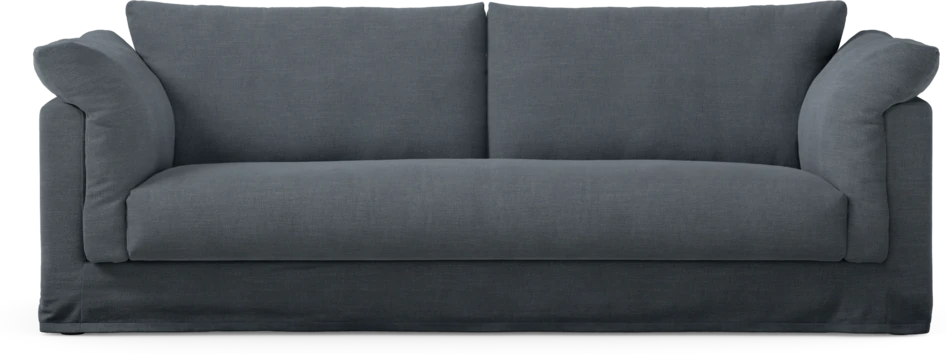 Cherrie Klädsel - Klädsel till 3-sits soffa, hel dyna - Blå