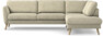 Bridge - 3-sits soffa med divan höger - Beige