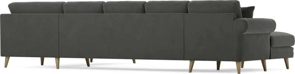 Eden - 3-sits soffa med schäslong vänster och divan höger - Grå