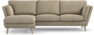 Madison Lux - 2-sits soffa med schäslong vänster - Beige