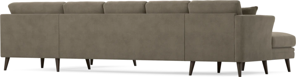 Eden - 3-sits soffa med schäslong vänster och divan höger - Beige