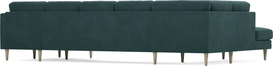 Eden - 3-sits soffa med divan vänster och schäslong höger - Blå