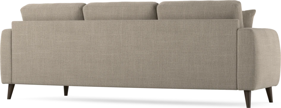 Eden - 3-sits soffa svängd - Beige