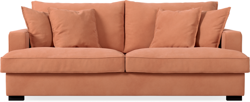 Mila - 3-sits soffa - Gul