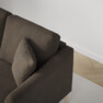 Eden - Hörnsoffa, 3+3-sits - Brun