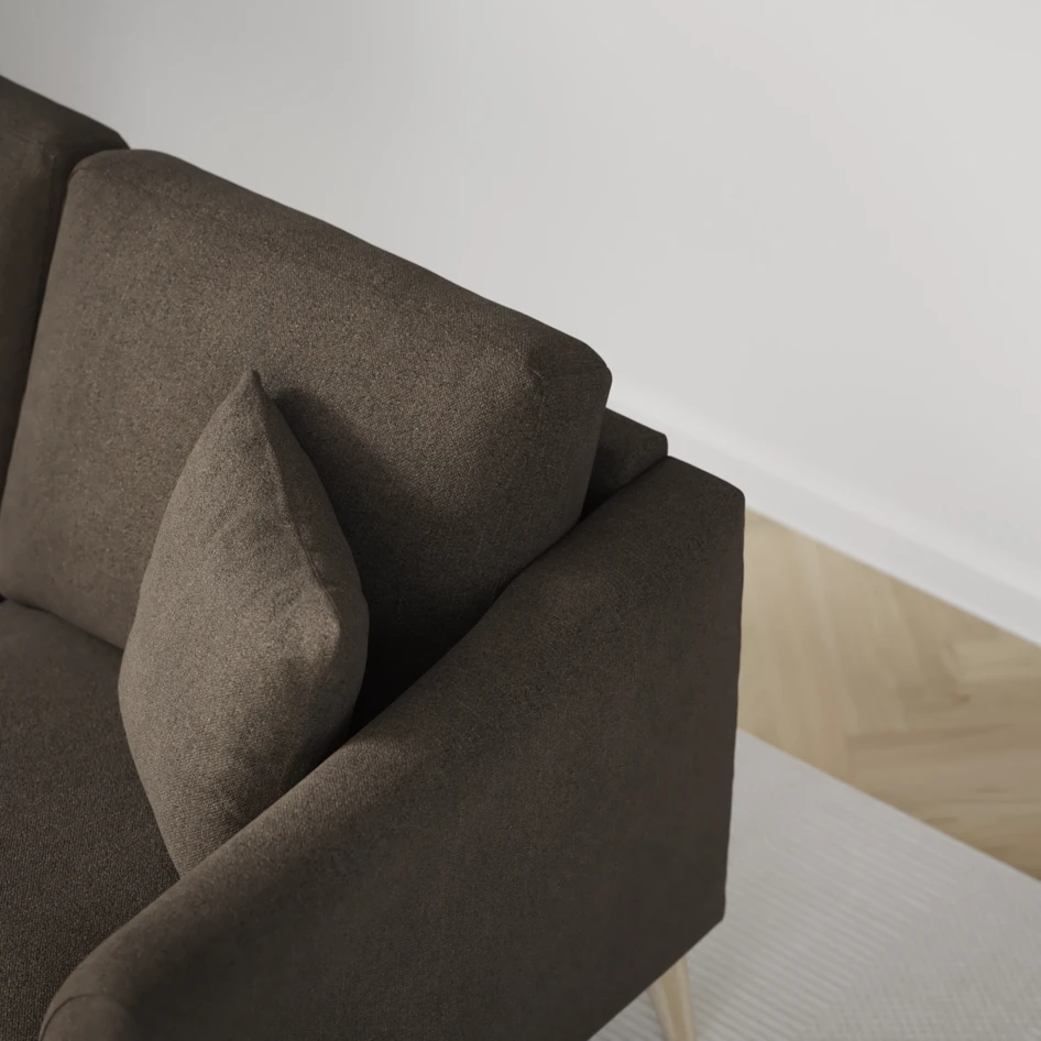 Eden - 2-sits soffa - Brun