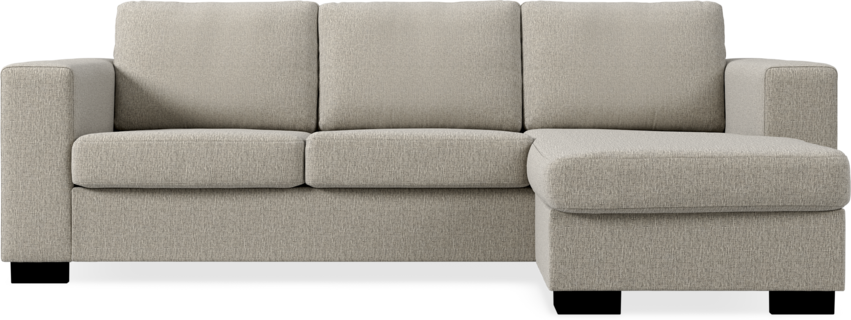 Nevada - 3-sits soffa med flyttbar schäslong - Beige