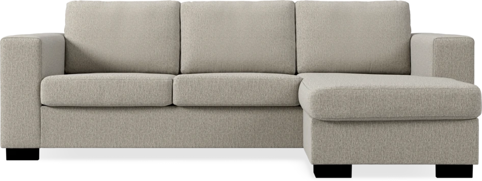 Nevada - 3-sits soffa med flyttbar schäslong - Beige