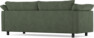 Cherrie - 2,5-sits soffa, fast klädsel - Grön