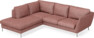 Madison - 2-sits soffa med divan vänster - Röd