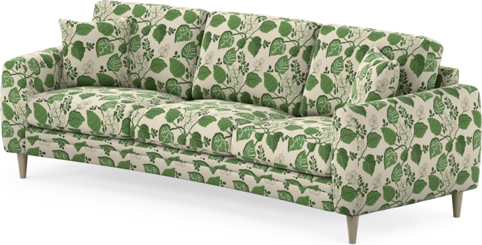 Eden - 3-sits soffa svängd - Flerfärgad