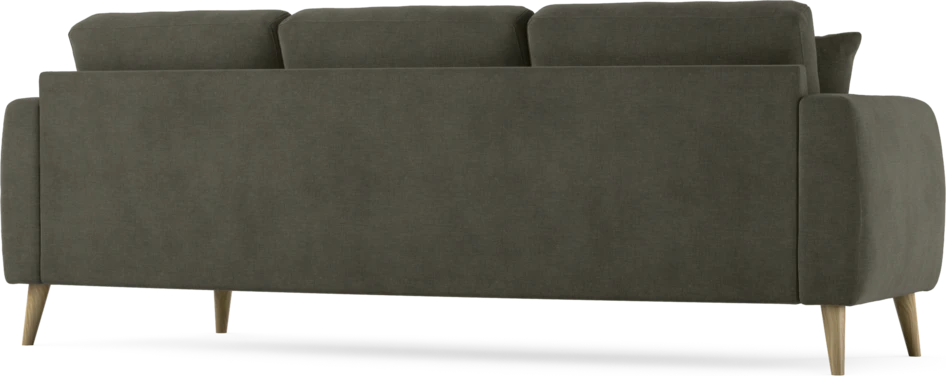 Eden - 3-sits soffa svängd - Grå