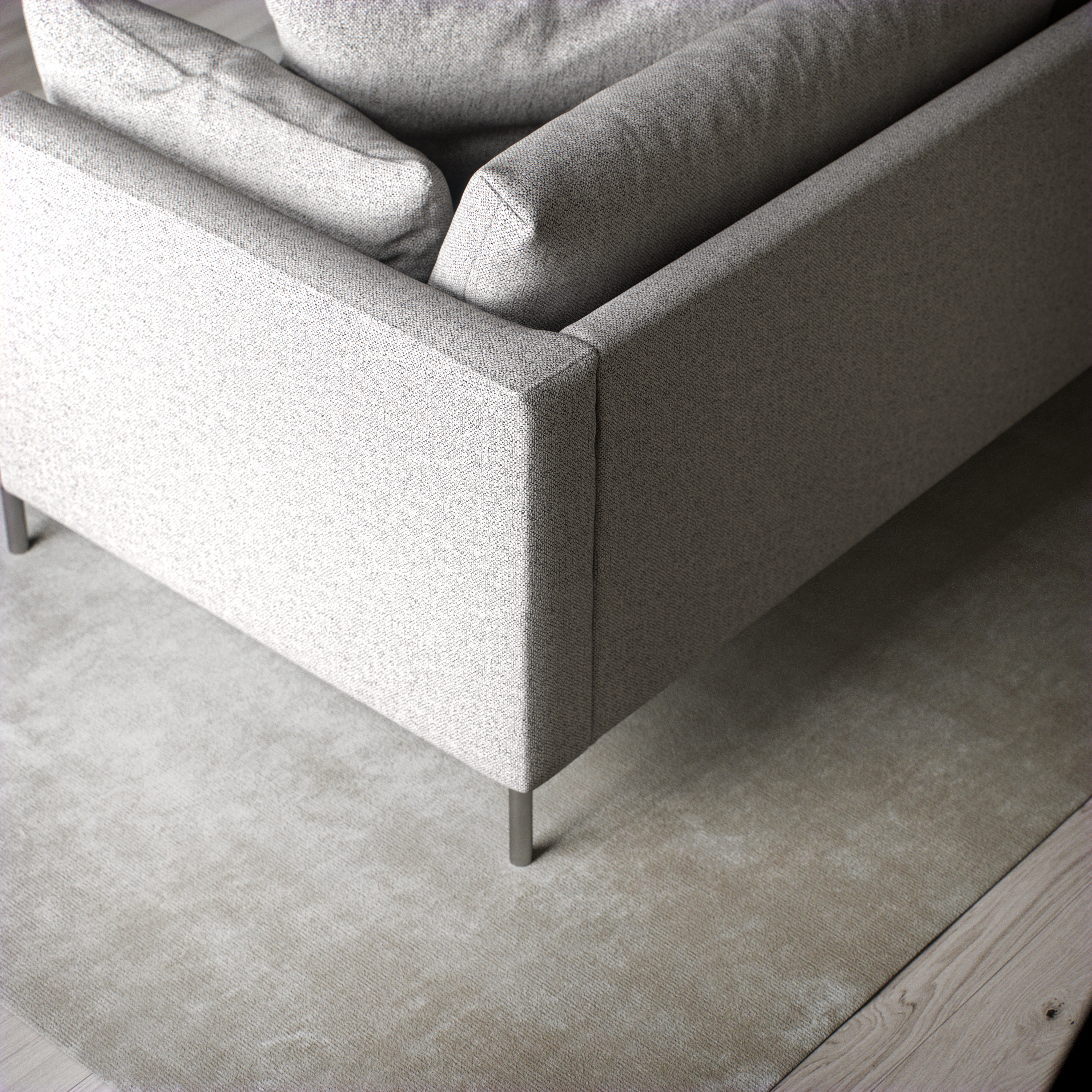 Harper - 3-sits soffa, hel dyna - inspiration