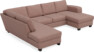 Friday - 3-sits soffa med divan vänster och schäslong höger - Rosa