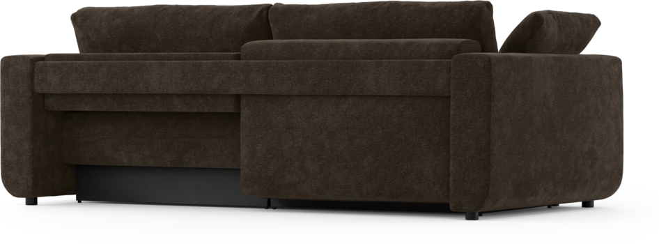 Amie - Bäddsoffa 3-sits - Brun