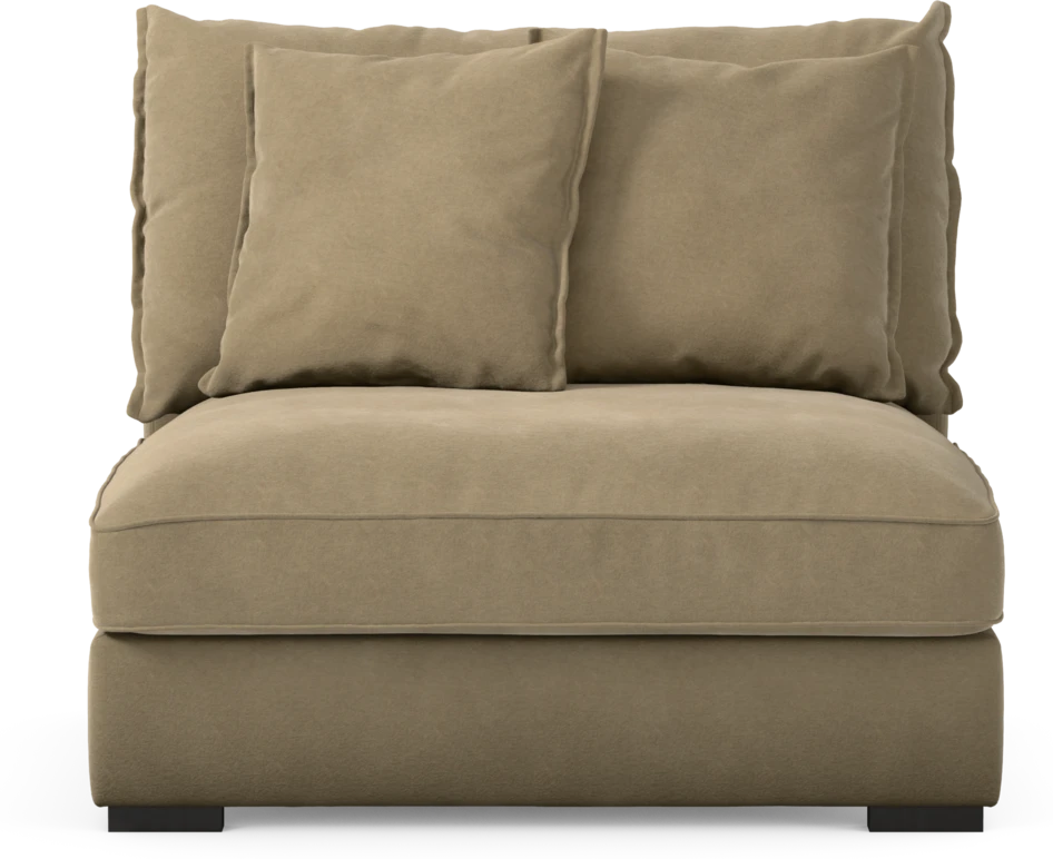 Rossi - 1,5-sits utan armstöd - Beige