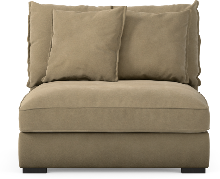 Rossi - 1,5-sits utan armstöd - Beige