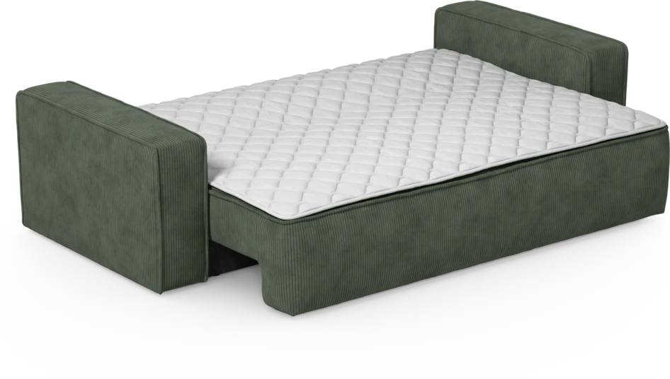 Ide - Bäddsoffa 3-sits - Grön