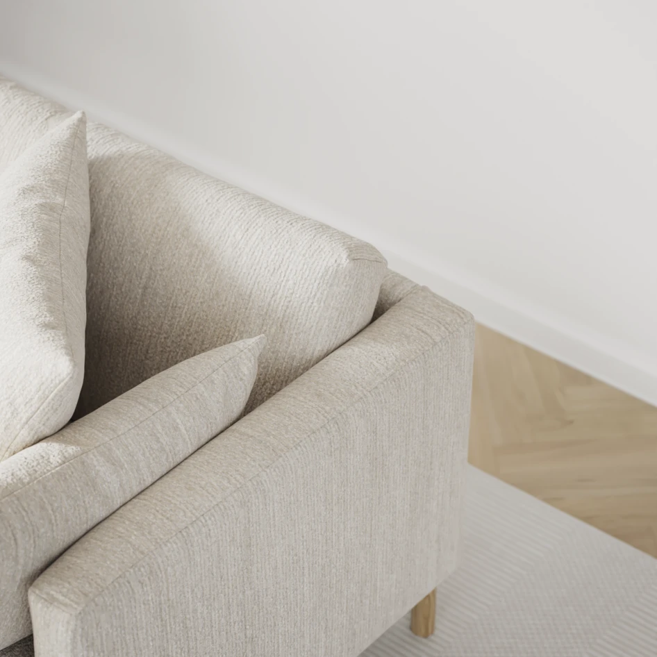 Harper - 4-sits soffa - Vit