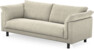Cherrie - 3-sits soffa, hel dyna, fast klädsel - Beige