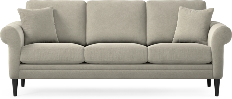 Eden - 3-sits soffa - Brun