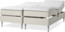 Delux Sense - Ställbar säng, dubbelsäng med bäddmadrass - Beige