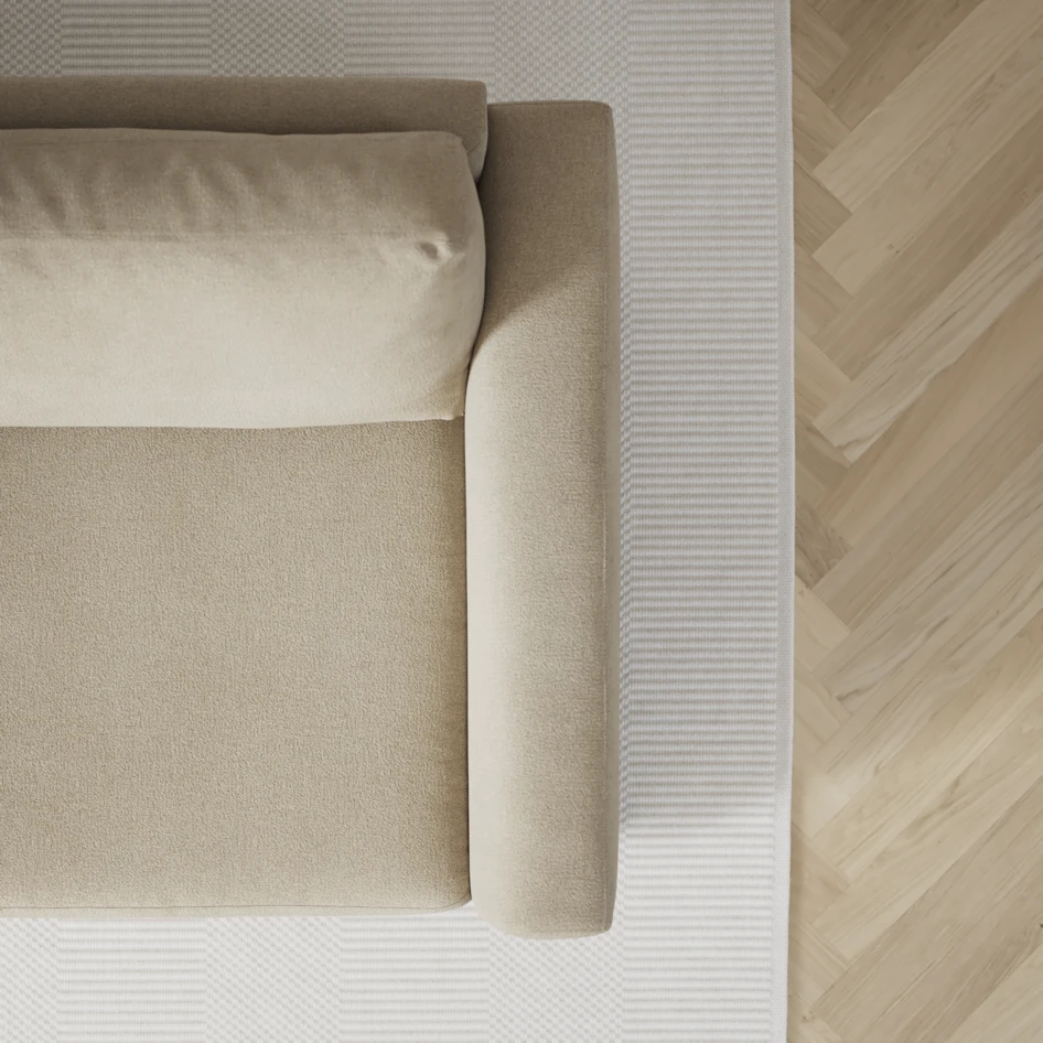 Friday - 3-sits soffa med divan vänster och schäslong höger - Beige