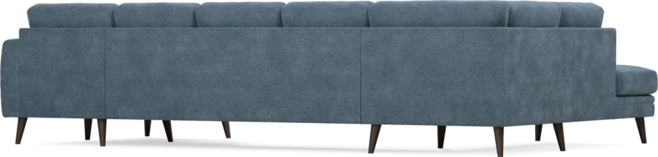 Eden - 3-sits soffa med divan vänster och schäslong höger - Blå