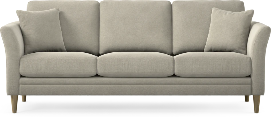Eden - 3-sits soffa - Brun