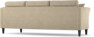Eden - 3-sits svängd - Beige
