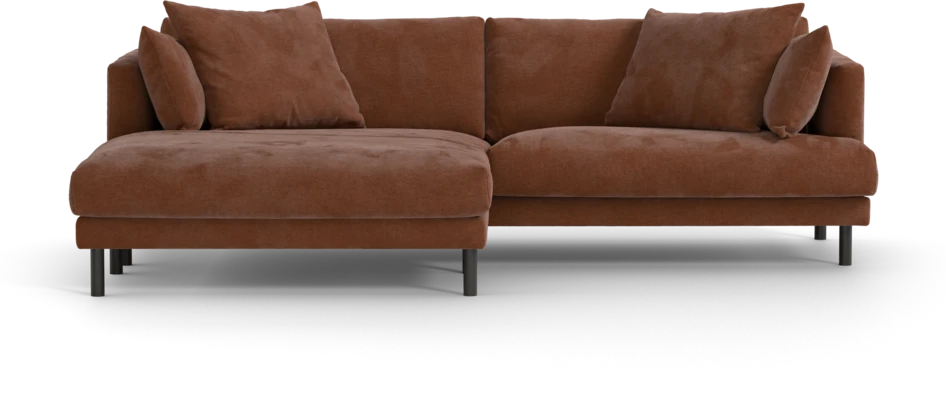 Harper - 4-sits med schäslong XL vänster - Orange