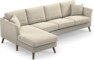 Eden - 3-sits soffa med schäslong - Beige
