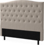 Delux Välvd - Sänggavel, 90-210 cm - Beige