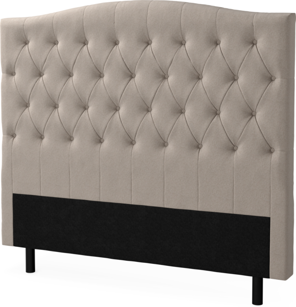 Delux Välvd - Sänggavel, 90-210 cm - Beige
