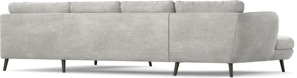 Madison Lux - 2-sits soffa med schäslong vänster och divan höger - Grå