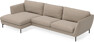 Madison - 3-sits soffa med schäslong vänster - Beige