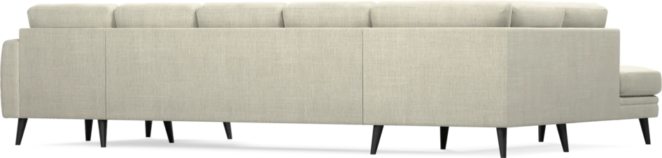 Eden - 3-sits soffa med divan vänster och schäslong höger - Beige