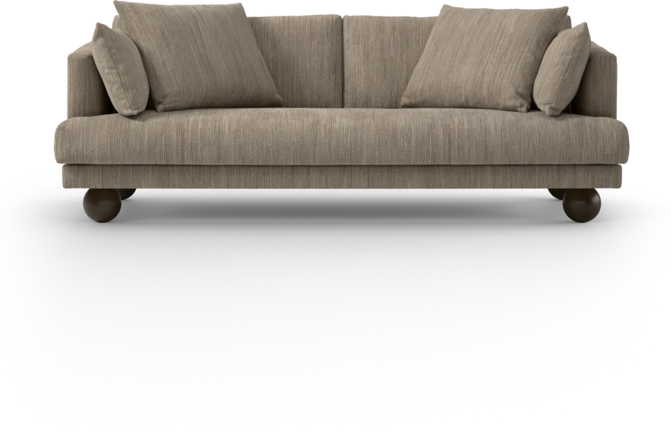 Harper - 3-sits soffa, hel dyna - Beige
